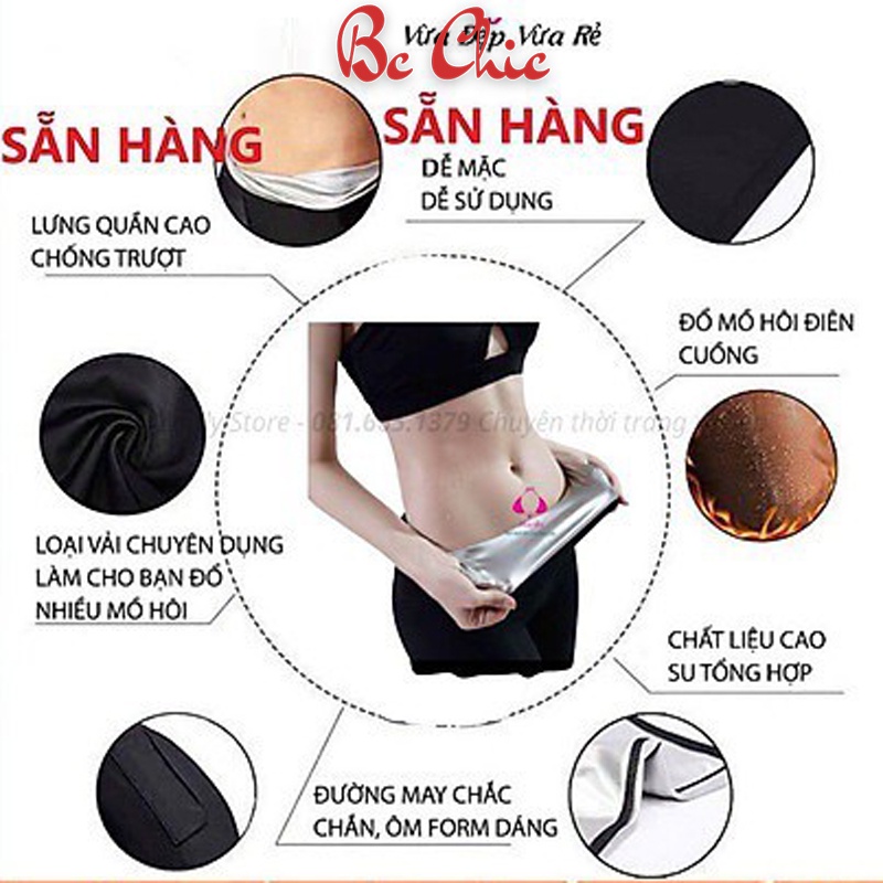 Quần Tập Nữ Giảm Mỡ Bụng Đổ Mồ Hôi Sinh Nhiệt Tan Mỡ Cực Hiệu Quả Born Uncommon MÃ Q503 BC_CHIC LINGERIE