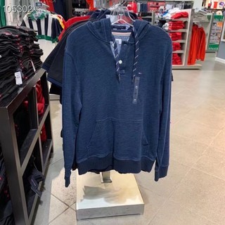 Tommy Hilfiger - Tommy Áo nam chui đầu có mũ - Áo len chui đầu giản dị new