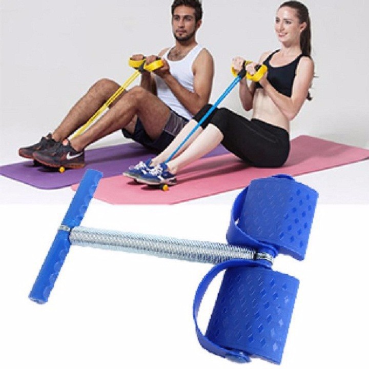 Dây tập lưng và bụng Tummy Trimmer Màu Xanh