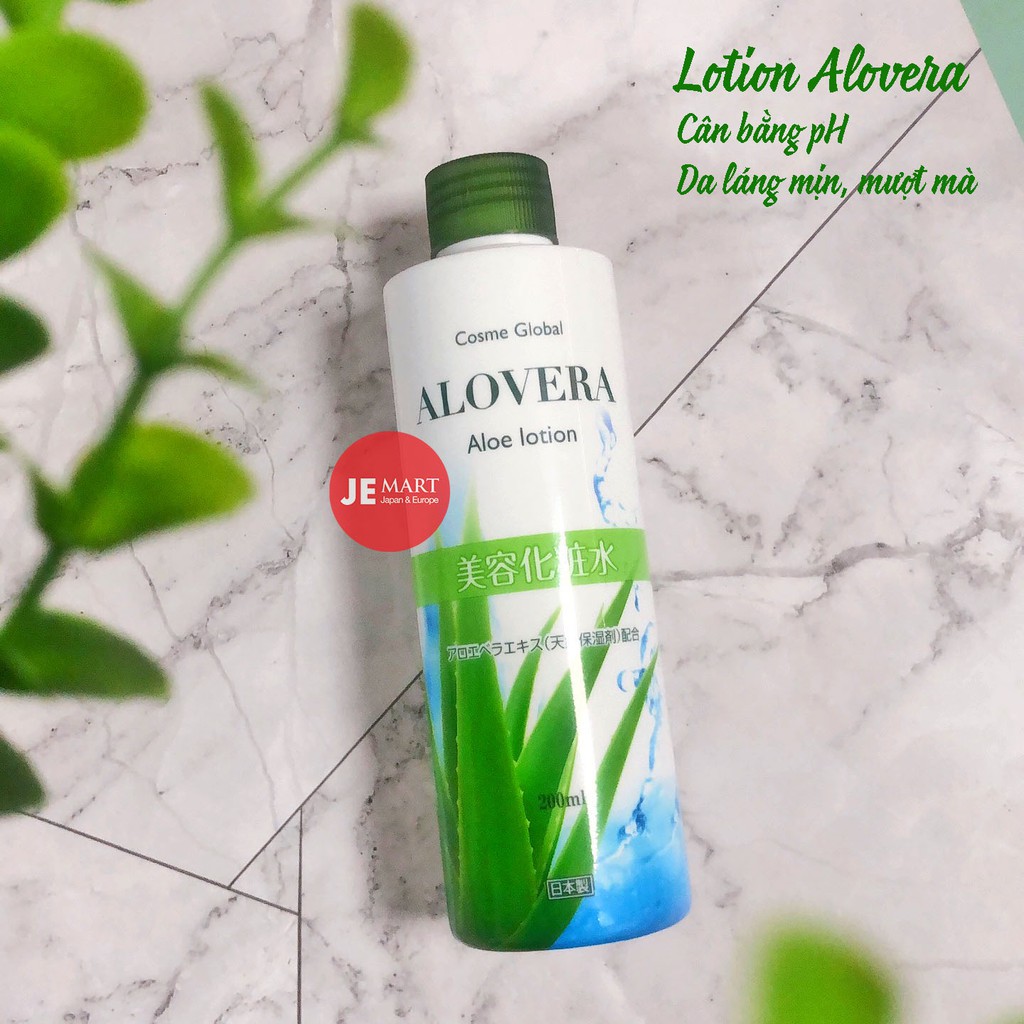 Nước hoa hồng Alovera Cosme Global chiết xuất lô hội lành tính