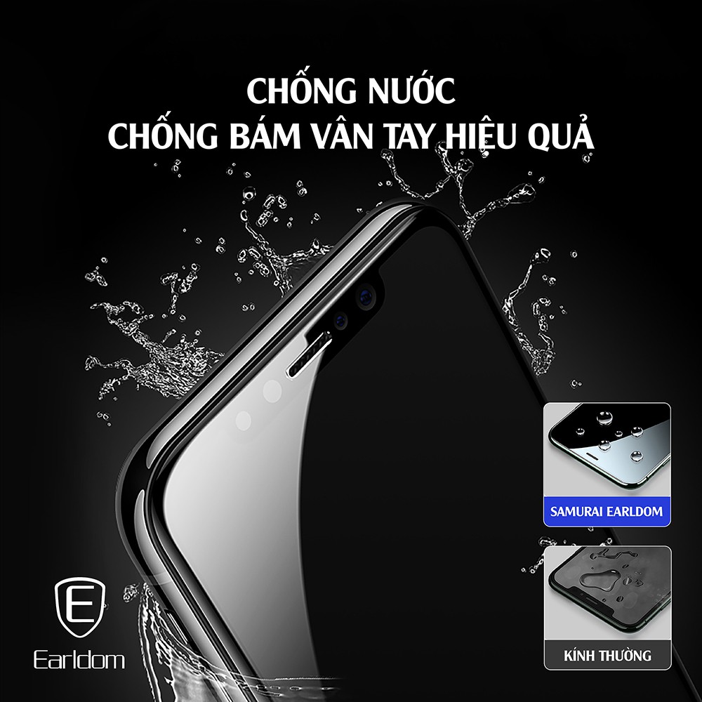 [CHÍNH HÃNG 100%] Kính Cường Lực Iphone Samurai Earldom SE cho các dòng từ IP 7 trở lên (Không gồm hộp sắt)