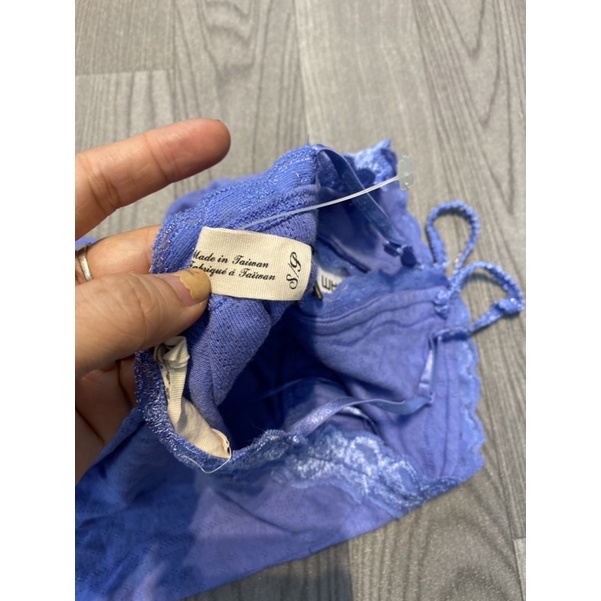 Áo 2 dây cotton mỏng pha ren nữ