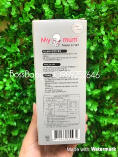 Bình sữa Nano Silver Mummy Bear cổ hẹp 150ml