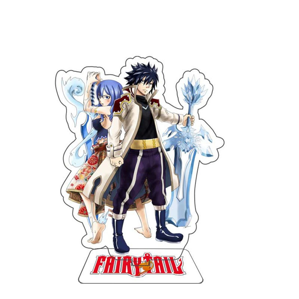 Mô hình nhân vật anime Fairy Tail làm từ acrylic có giá đỡ trưng bày