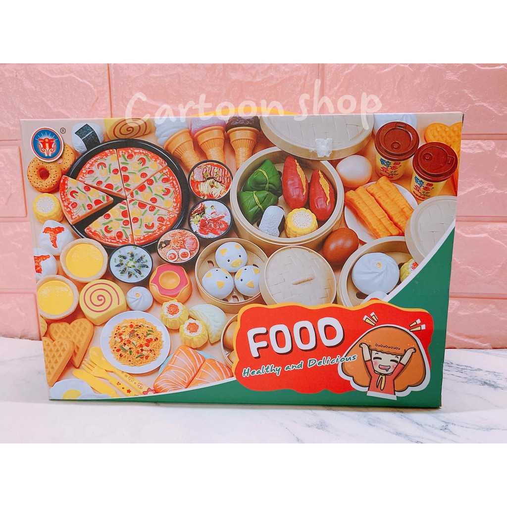 [Freeship 99k] Bộ đồ chơi nấu ăn dimsum 84 chi tiết