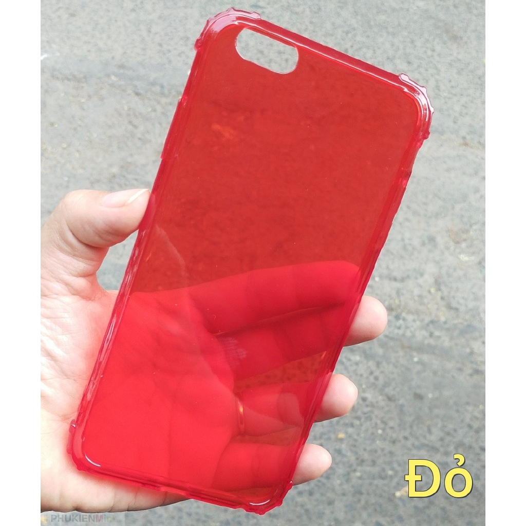 Ốp lưng chống sốc gờ cao 4 góc màu trong cho iPhone 6 Plus / iPhone 6s Plus giá rẻ