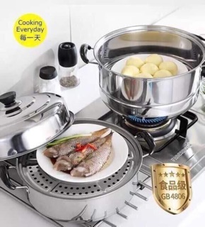 Nồi hấp 3 tầng size 28cm