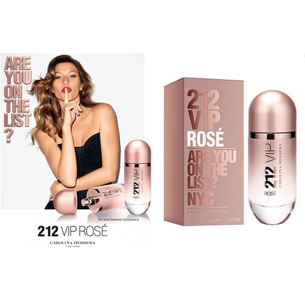 BỘ NƯỚC HOA NỮ CAROLINA HERRERA 212 VIP ROSÉ | Thế Giới Skin Care