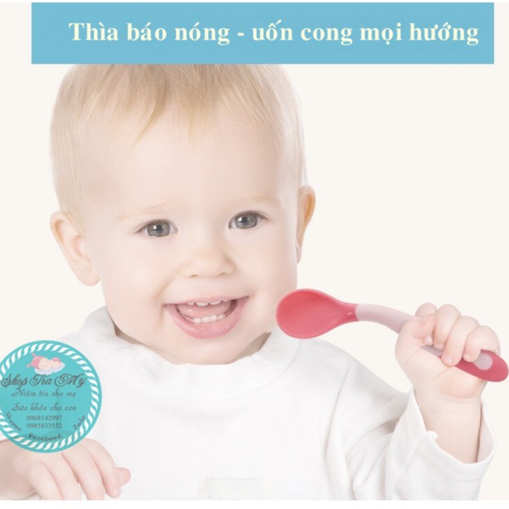 Thìa ăn dặm báo nóng, Uốn cong mọi hướng ALA ELEPHANT DD182