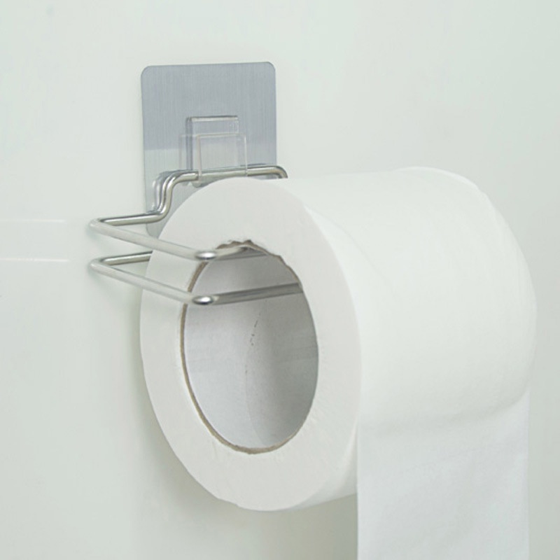 1 Móc Treo Đồ Dán Tường Trong Suốt Không Cần Đục Lỗ Đa Năng Sắp Xếp Gọn Gàng Cho Nhà Bếp Nhà Tắm