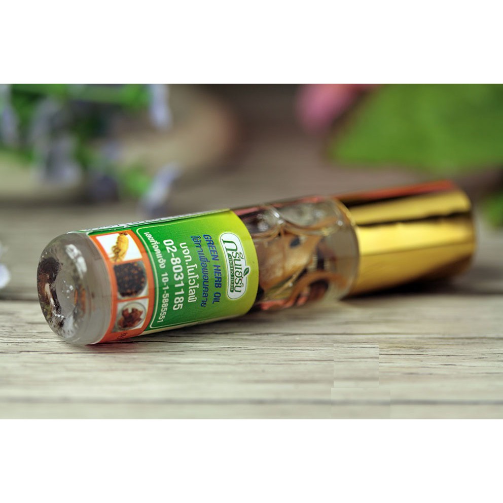 Dầu Lăn Nhân Sâm Thảo Mộc Ginseng Green Herb Oild Thái Lan