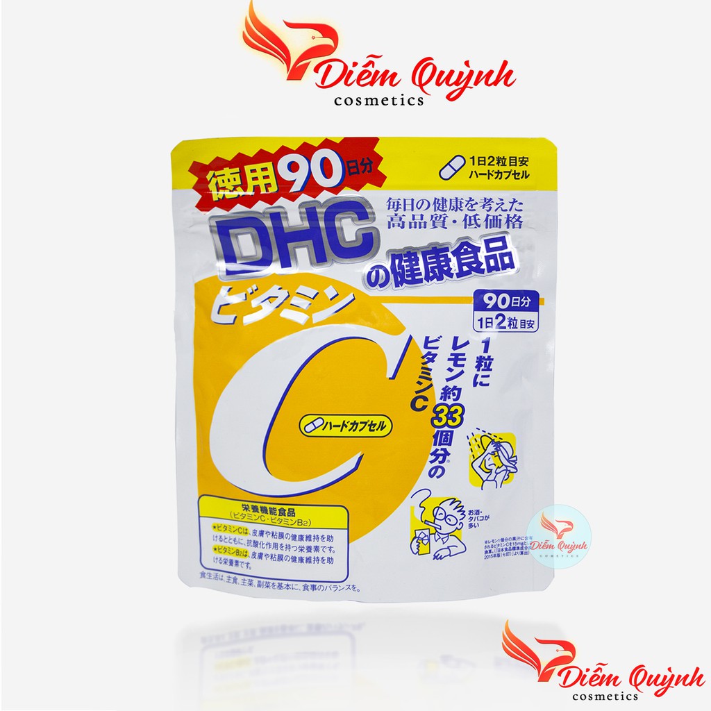 Viên uống vitamin C DHC Hard Capsule Nhật Bản (date 2023)