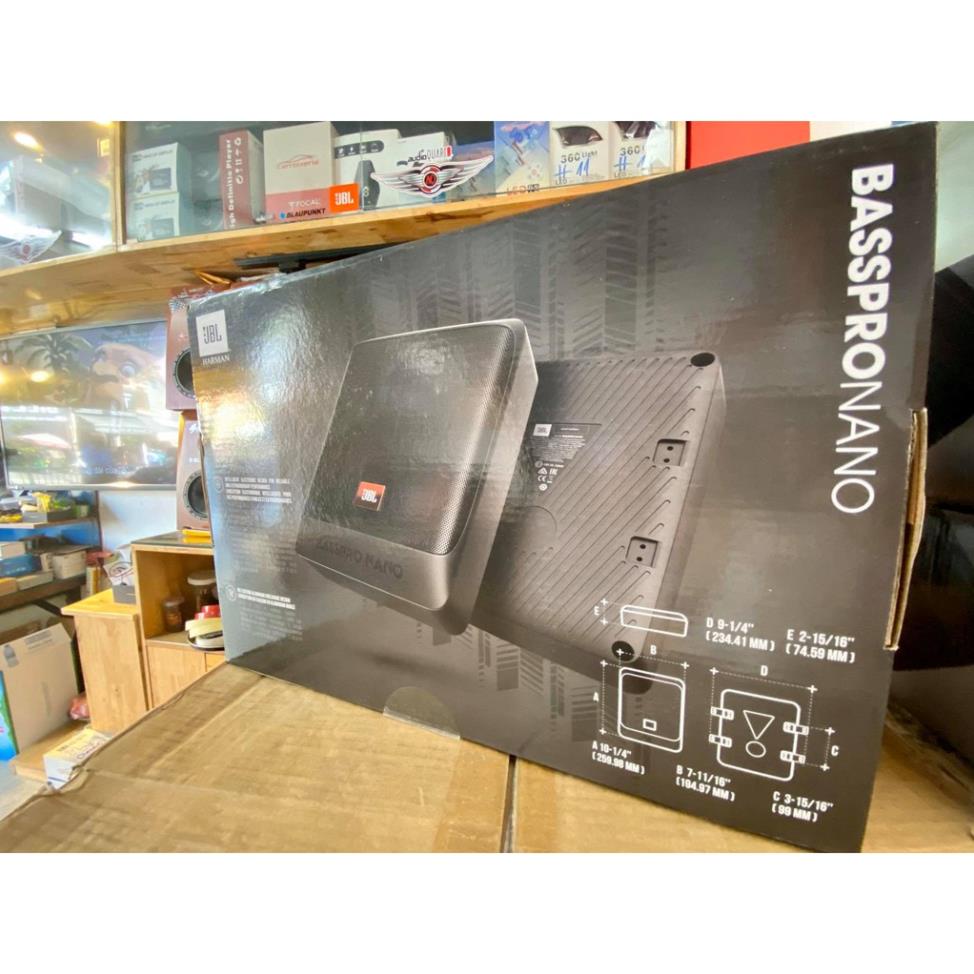 SUB GẦM GHẾ loa siêu trầm JBL BASS PRO NANO súp gầm nhỏ gọn
