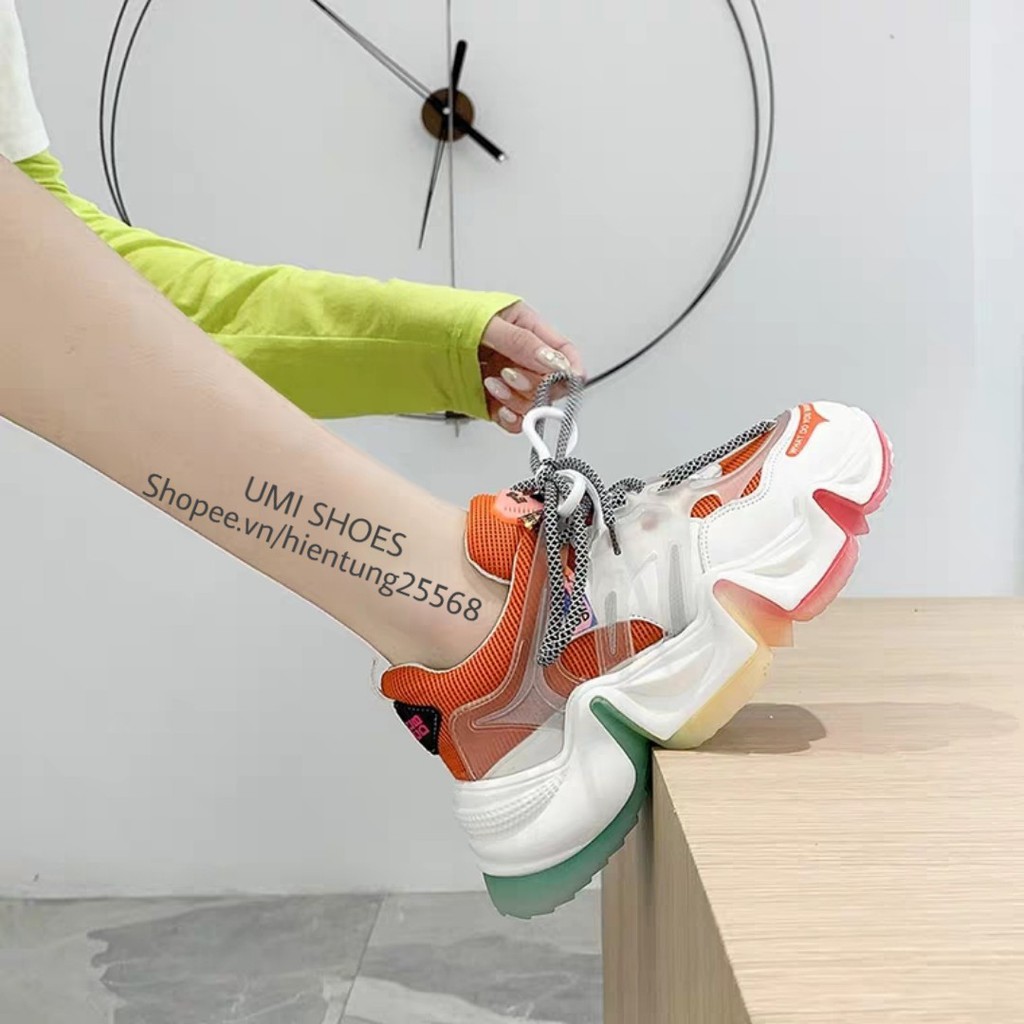 [DÂY KÉP+CÓ SẴN] Giày thể thao Ulzzang mã 881 HOT 2021 mới độn đế cao lượn sóng viền rèm nhẹ 3 màu cá tính hot 2020 | BigBuy360 - bigbuy360.vn