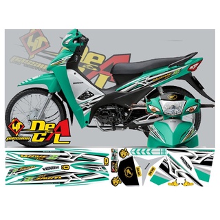 Tem Rời Wave 110cc, Tem Dán Xe 110cc Z V2 (2017-2021)-Ảnh Thật