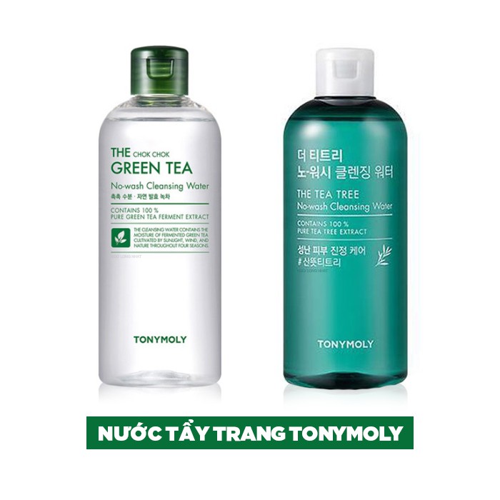 Nước tẩy trang Tonymoly The Chok Chok Green Tea - Tea Tree | WebRaoVat - webraovat.net.vn