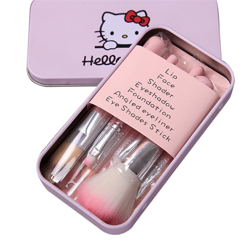 Bộ 7 Cọ Trang Điểm Hello Kitty