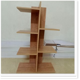 Kệ để sách báo bằng gỗ 5 tầng