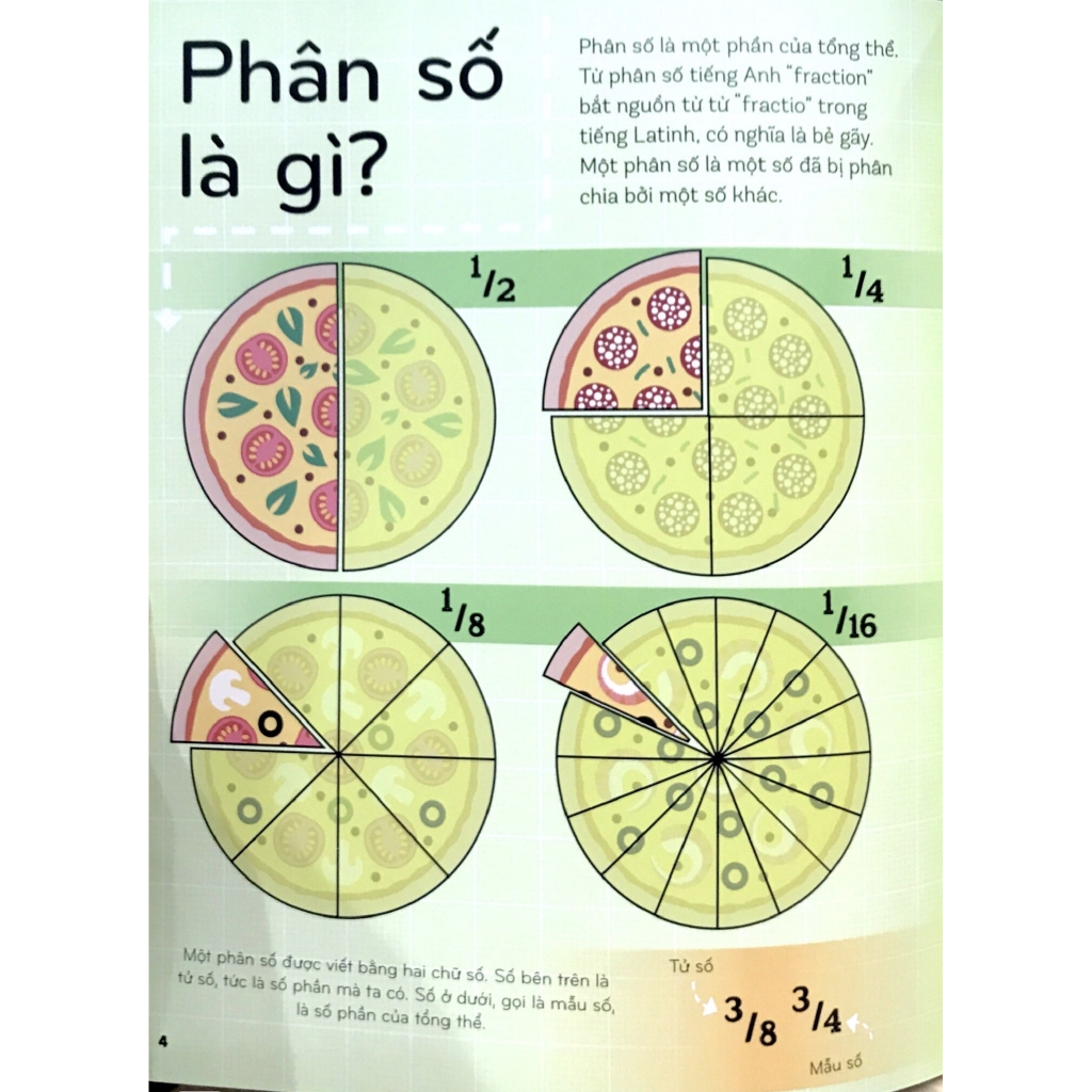 Sách - Toán Học Khắp Quanh Ta - Tất Tật Về Phân Số