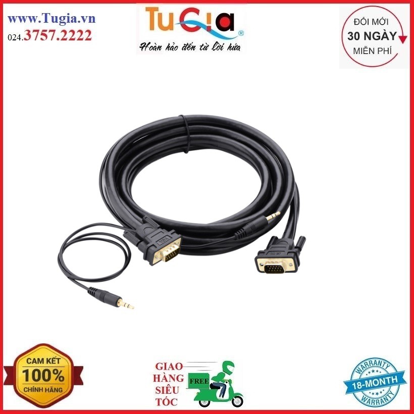 Cáp VGA + Audio Ugreen 11626