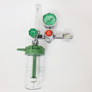Đồng hồ oxy chỉnh áp suất có bình tạo ẩm