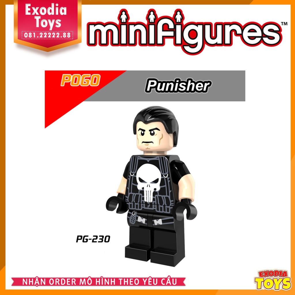 Xếp hình Minifigure nhân vật siêu anh hùng DC Comics và Marvel Comics - Đồ Chơi Lắp Ghép Sáng Tạo - POGO 8060