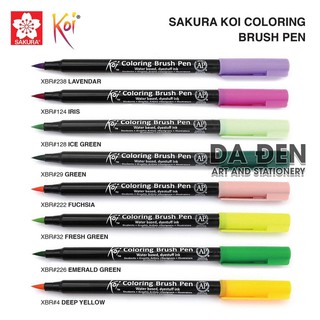 [DA ĐEN - QUẬN 3] Bút Cọ Màu Nước SAKURA KOI BRUSH PENS - (List 5 | 6)