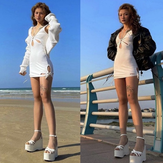 , Váy Ôm Kiểu Style Ulzzang Hot Trend 2022 Ảnh Thật