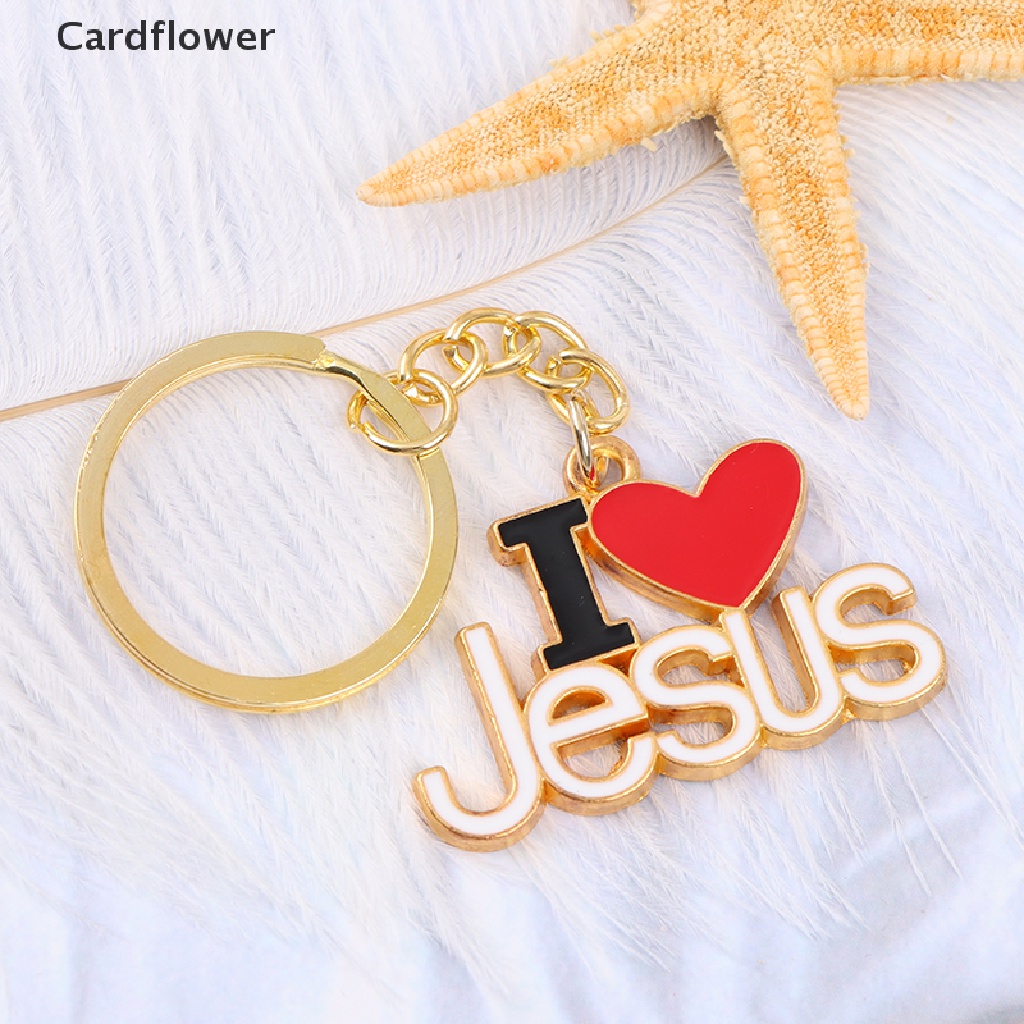 1 Móc Khóa Hình Chúa Jesus I Love Jesus