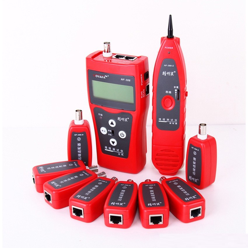 Máy test mạng đa năng NF-388 đo số mét cáp