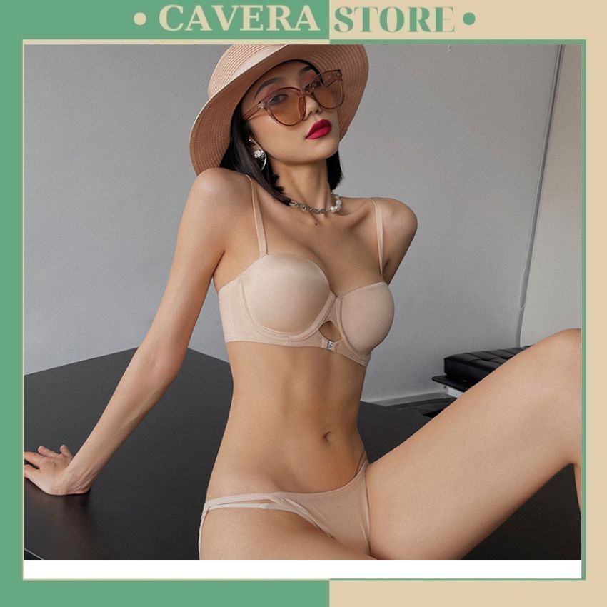 Áo ngực có gọng cúp ngang, áo lót có gọng mút mỏng, áo ngực không dây chất su Cavera A360