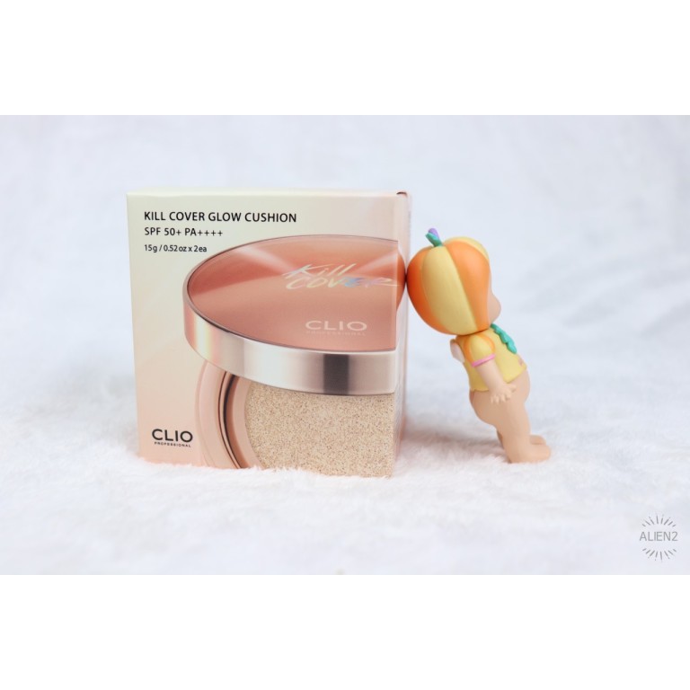 Phấn nước Clio Kill Cover Glow Cushion SPF50+ PA++++ – Mỏng mịn tự nhiên, che phủ tốt