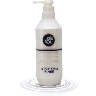 Dầu xả cho tóc bóng mềm giảm xơ rối ngăn tóc rụng và bạc sớm R&B Olive Acid Rinse, Hàn Quốc 1000ml