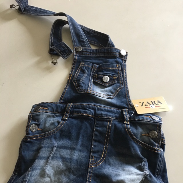 Yếm jean be trai gai