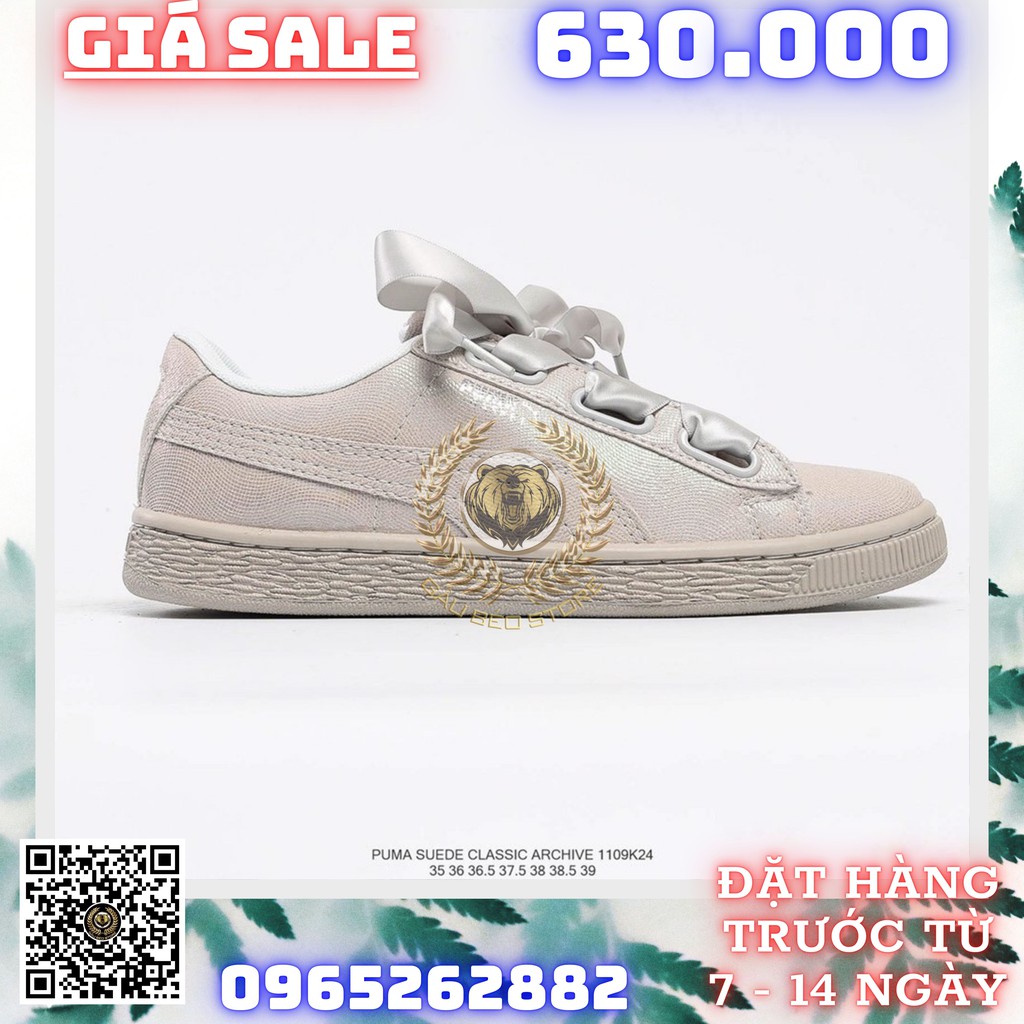 GIÀY SNEAKER MÃ SẢN PHẨM_Puma Suede Classic Archive NHIỀU MÀU PHONG CÁCH FULLBOX + FREESHIP