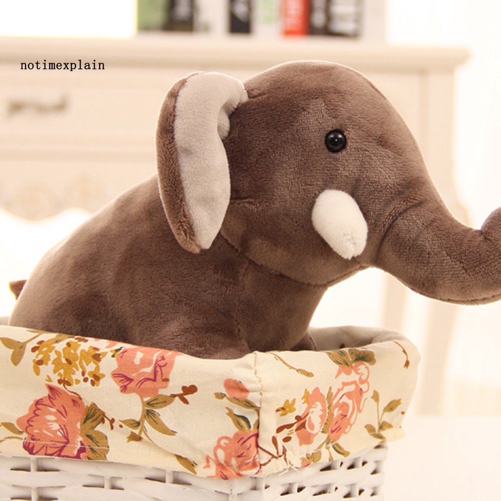 Thú nhồi bông hình con voi đáng yêu 25cm chất lượng cao