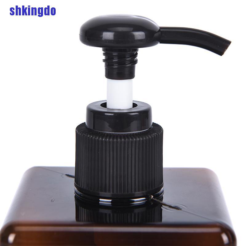 Bình Nhựa Rỗng Hình Vuông 250ml Đựng Dầu Gội / Sữa Tắm Tiện Dụng