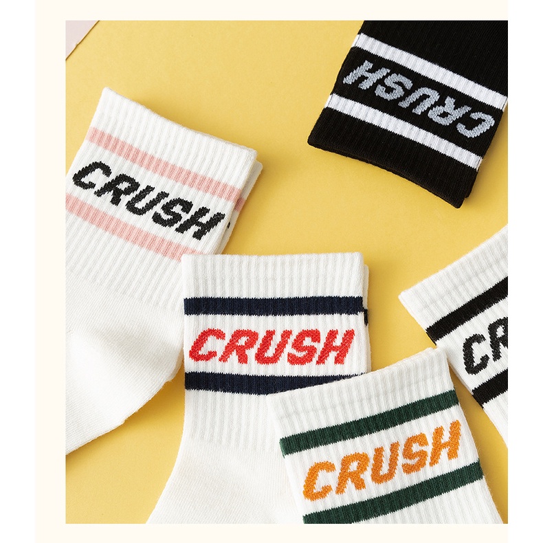 Vớ Cổ Trung Crush Chất Mỏng - Tất Crush Mỏng Cổ Trung