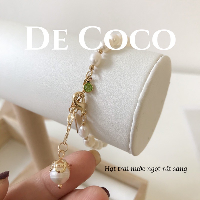 [Mã FAMAYFA giảm 10K đơn 50K] Vòng tay hạt trai nước ngọt De Coco decoco.accessories | BigBuy360 - bigbuy360.vn