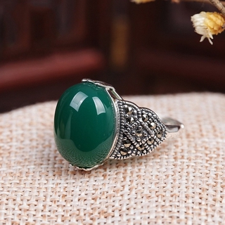 (Hàng Có Sẵn) Nhẫn Đính Đá Ruby Sang Trọng Cổ Điển