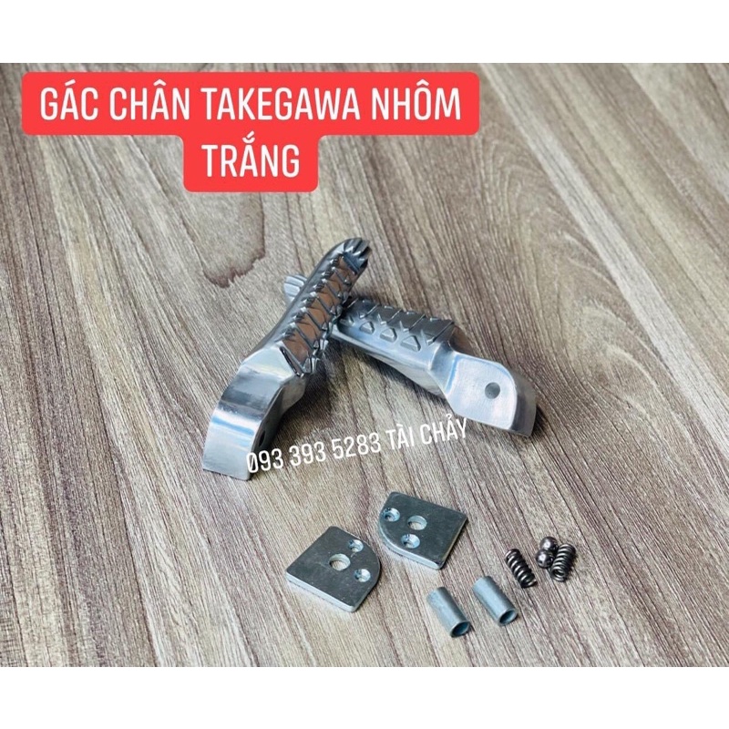 Gác chân nhôm Takegawa gắn cho mọi loai xe Honda
