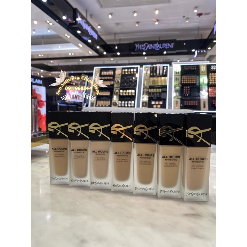 Kem Nền YSL ALL HOURS THẾ HỆ MỚI Che Phủ Tuyệt Đối, Bền Màu & Lâu Trôi