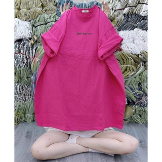 [Bán sỉ] Áo thun 3158 cotton khô - Áo phông Unisex tay lỡ form rộng in chữ