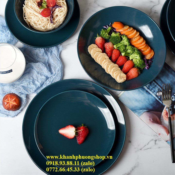 Bộ chén tô dĩa sứ cao cấp - bộ chén tô dĩa sứ