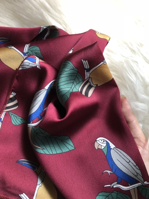 Khăn turban vuông size 50x50cm vải satin có ảnh thật - Maben