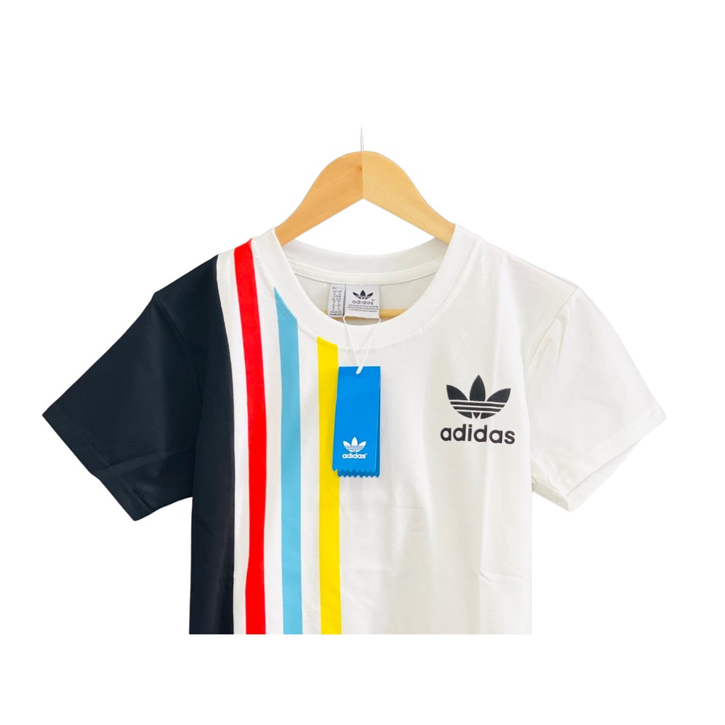 SALE- ẢNH THẬT Áo phông Nam Nữ Adidas trắng và đen chuẩn form xuất khẩu phù hợp cho bạn trẻ phối đồ đi chơi thể thao