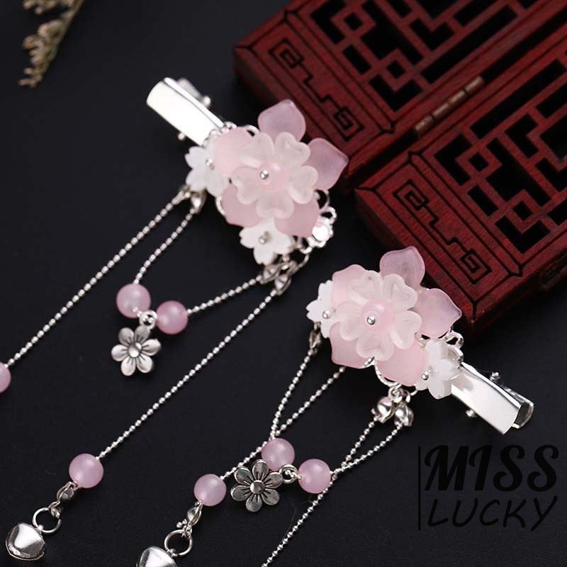 Cài tóc tua rua phong cách cổ điển thời trang xinh xắn cho nữ