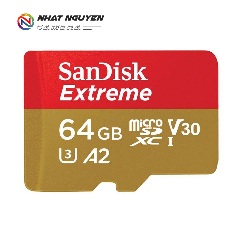 Thẻ MicroSD 64GB Sandisk Extreme 160MB/s A2 U3 V30