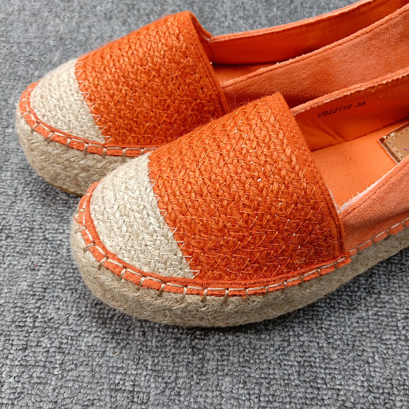 [ORDER] giày slipon cói phối da lộn xuất khẩu mẫu mới 2021 | BigBuy360 - bigbuy360.vn