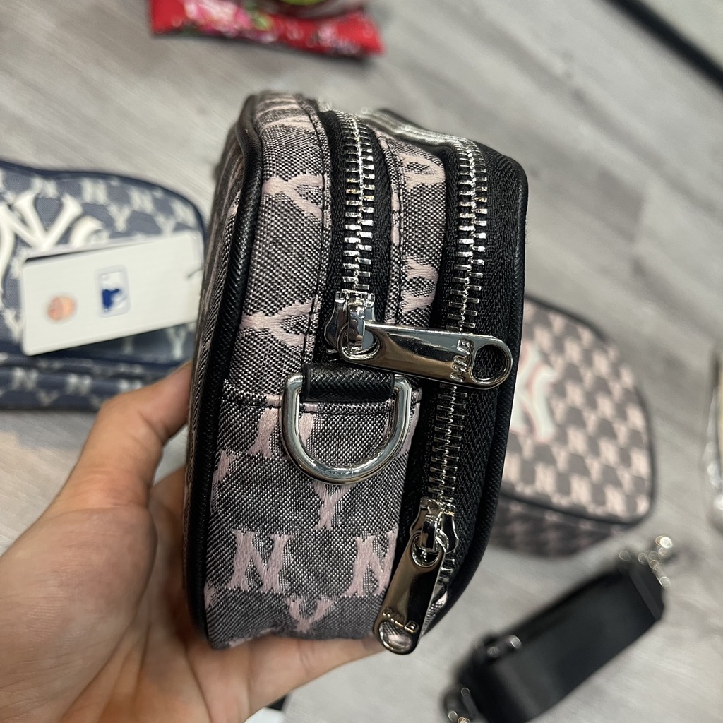 ✅   Túi MLB Monogram Jacquard Mini Cross Bag New York Yankees 32BGDM111-50L | ẢNH THẬT | CÓ SẴN HÀNG